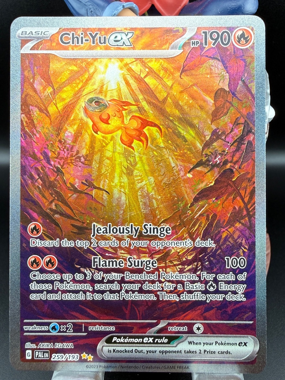Chi-Yu ex 259/193 Special Illustration Rare Paldea Evolved Pokemon Holo NM/M